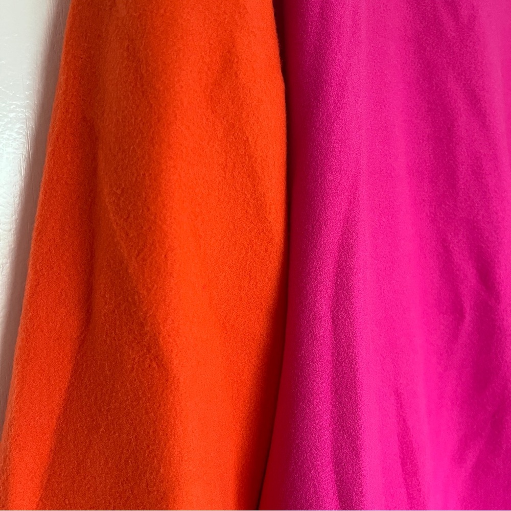 Classic Colorblock Double Breasted Lightweight Pea Coat - Picture 14 of 14